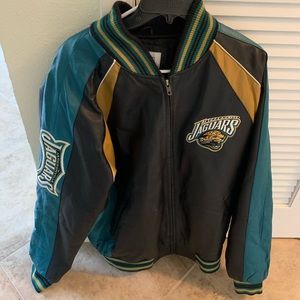 Leather Vintage Jacksonville Jaguars NFL Jacket